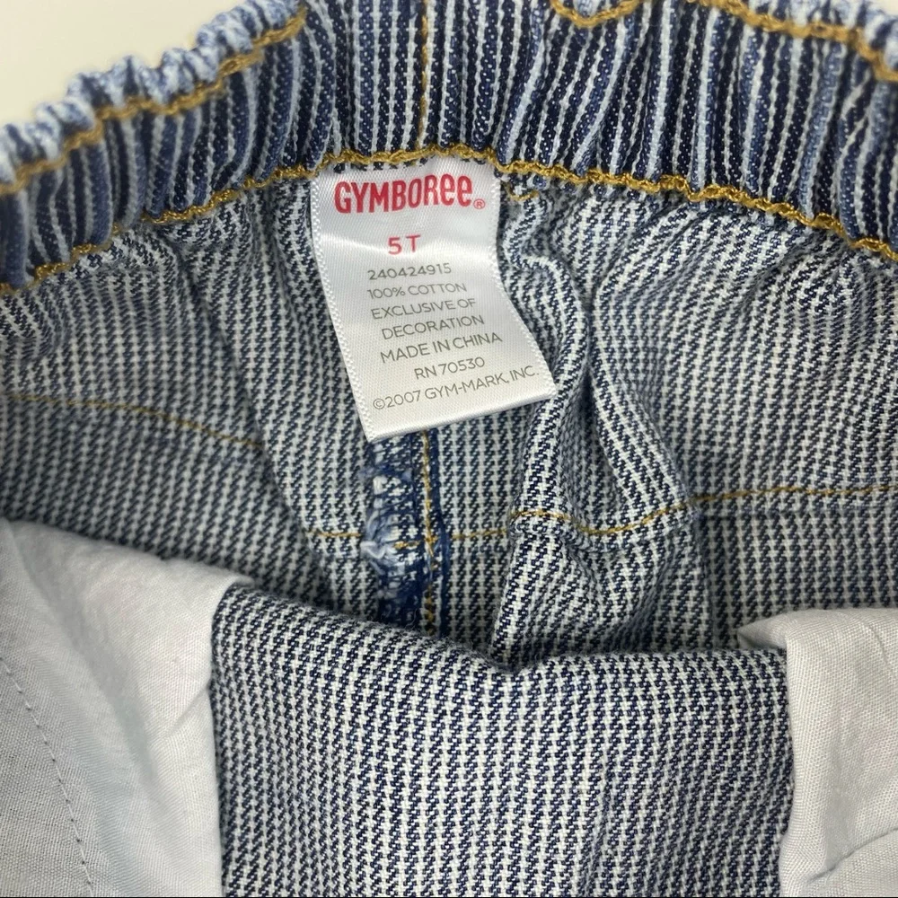 Gymboree Railroad Stripe Denim Skirt 2007